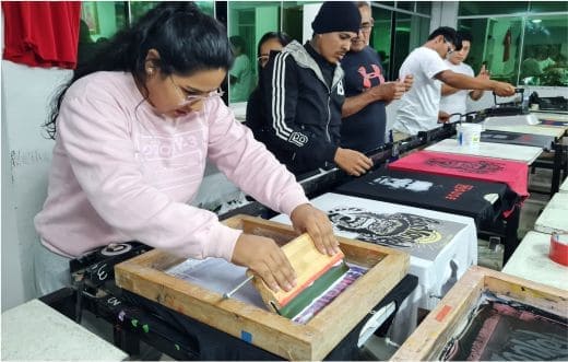 Curso de Serigrafía, Estampado, Sublimación y Vinil Textil - CEIN
